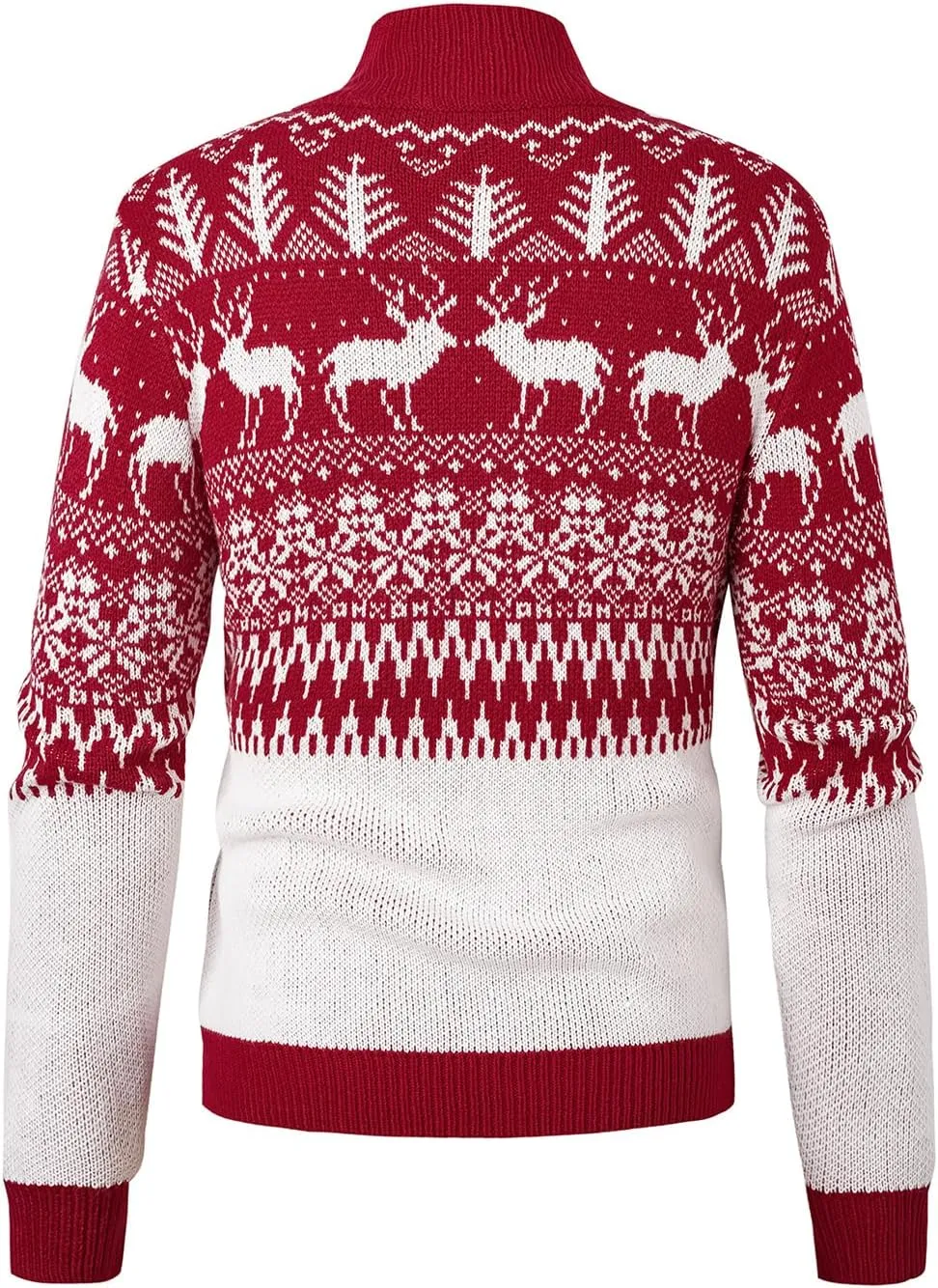 Aiyino Men's Halloween Christmas Knitted Pullover Sweater Warm Long Sleeve Polo Sweaters