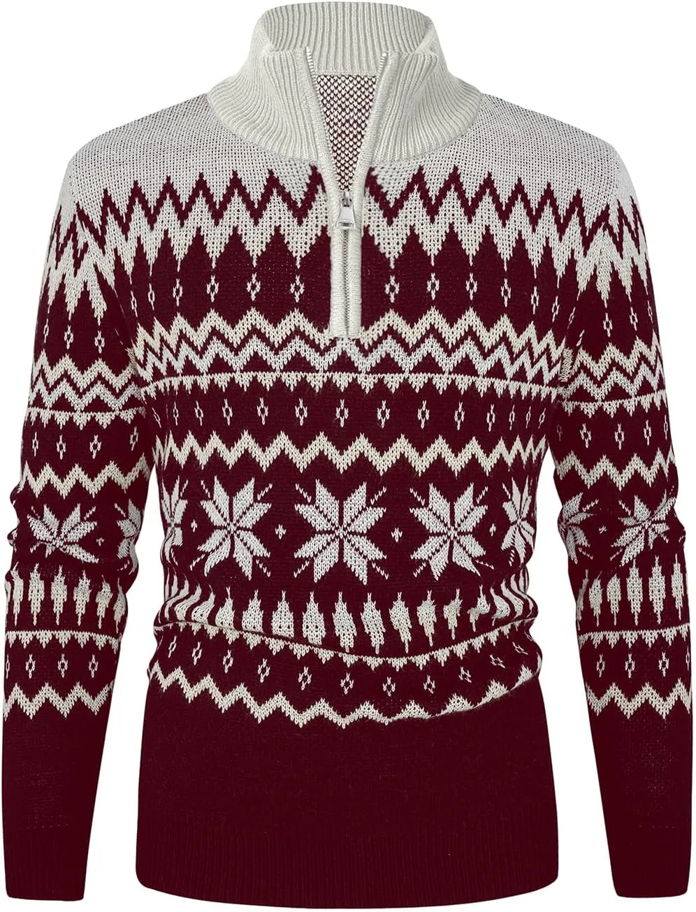 Aiyino Men's Halloween Christmas Knitted Pullover Sweater Warm Long Sleeve Polo Sweaters