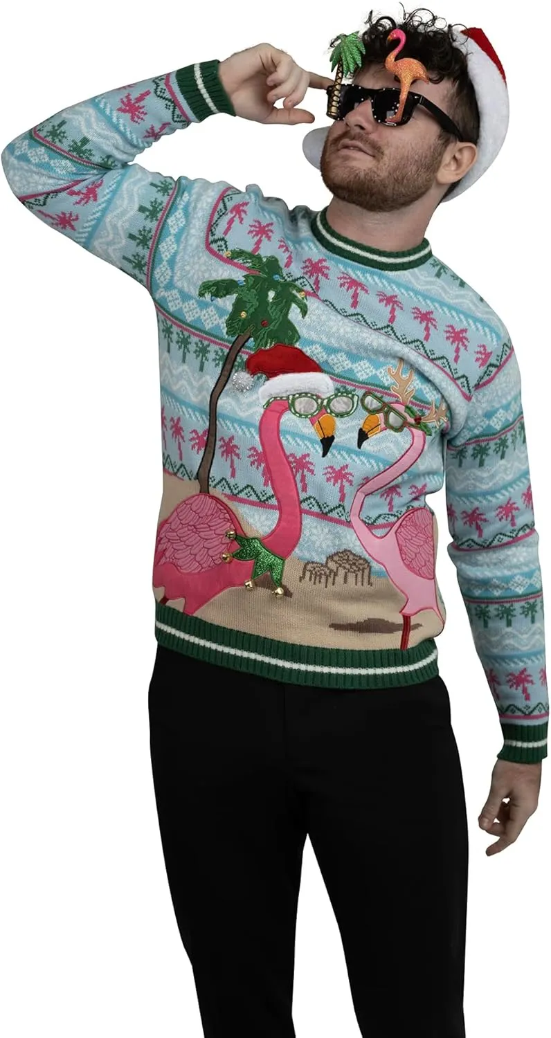 Blizzard Bay Men's Ugly Christmas Sweater Santa