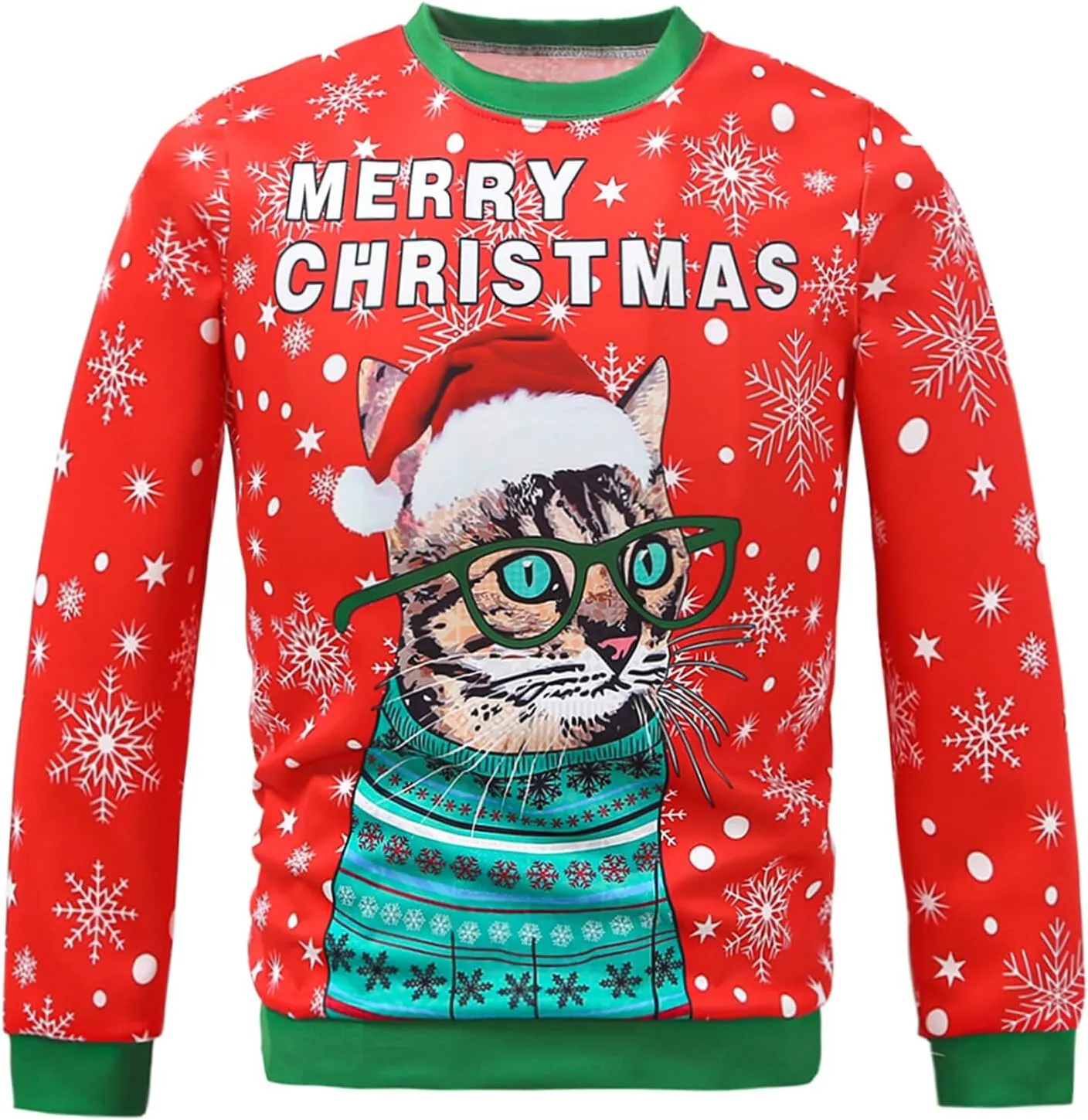 Family Matching Christmas Sweatshirt Ugly Christmas Sweater for Boys Girls Pullover Men Women Funny Xmas Clothes