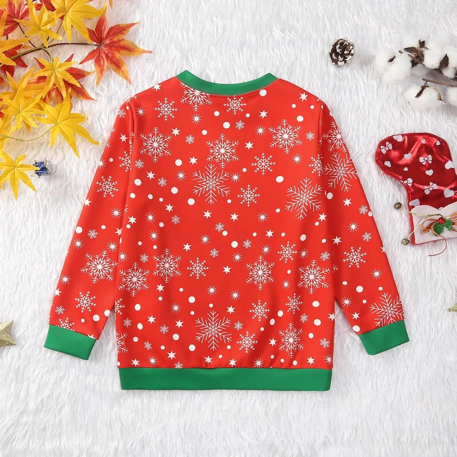 Family Matching Christmas Sweatshirt Ugly Christmas Sweater for Boys Girls Pullover Men Women Funny Xmas Clothes