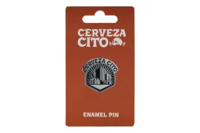Golden City Enamel Pin