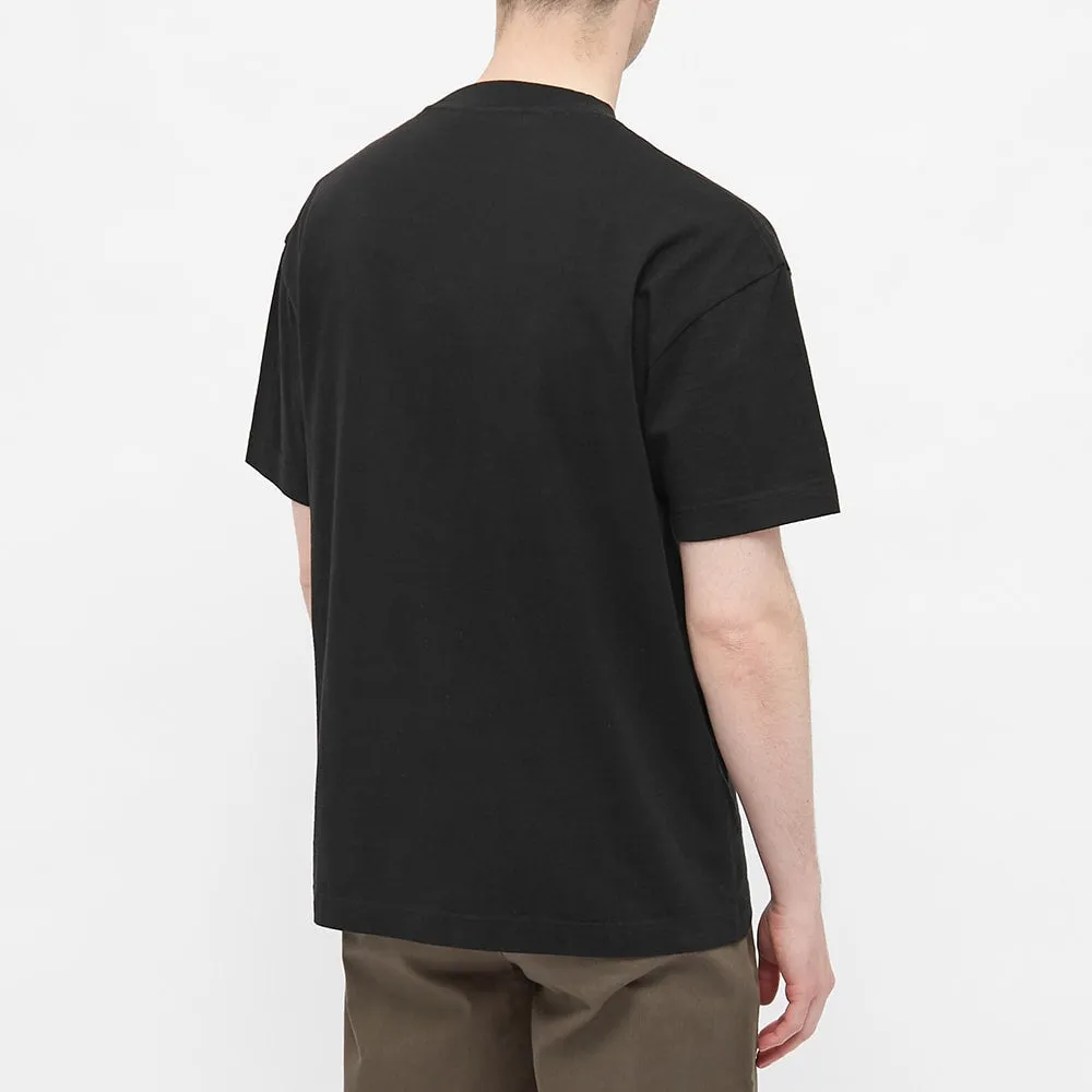 Palm Angels London Sprayed Logo Tee Black