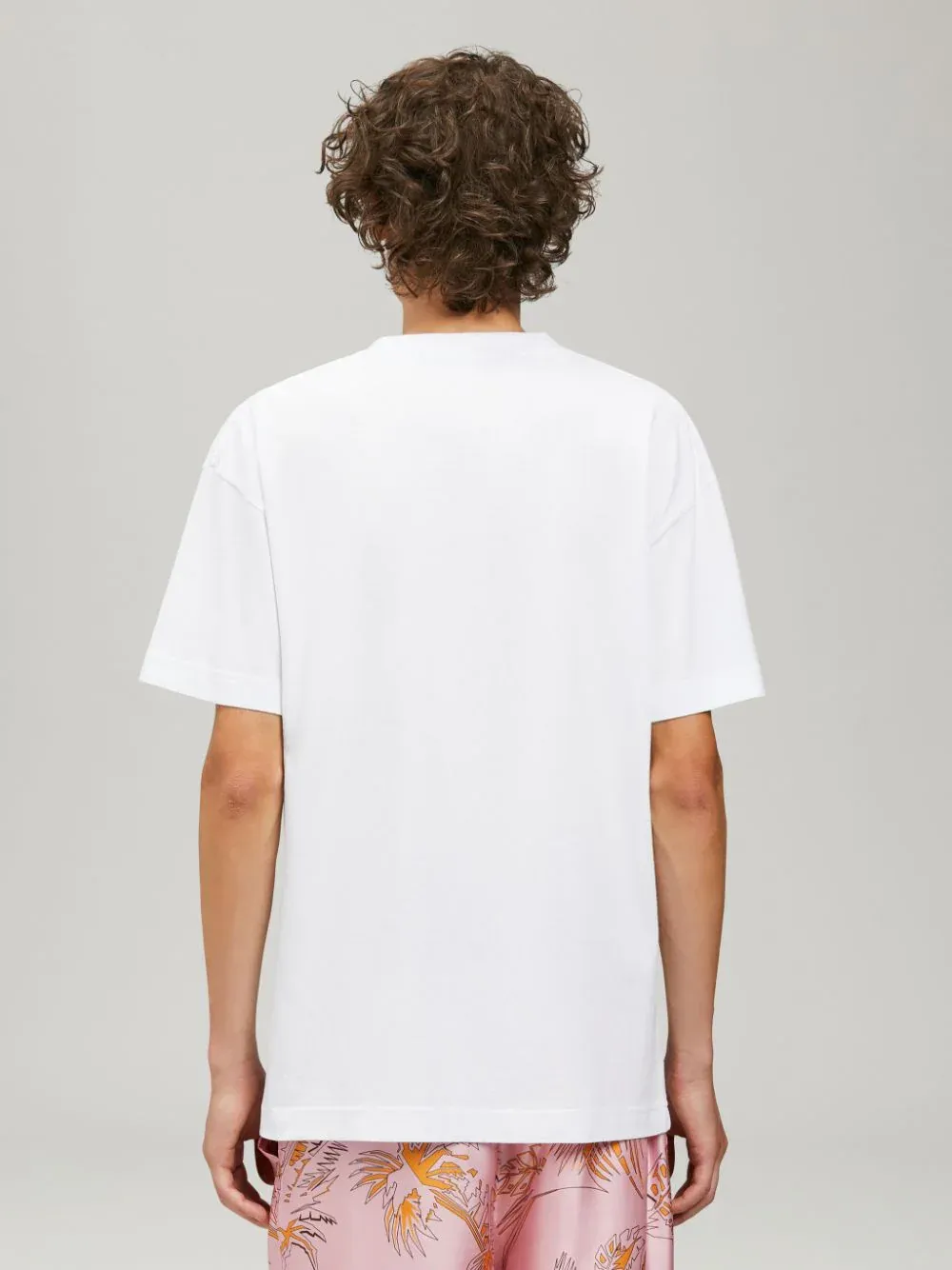 Palm Angels London Sprayed Logo Tee White