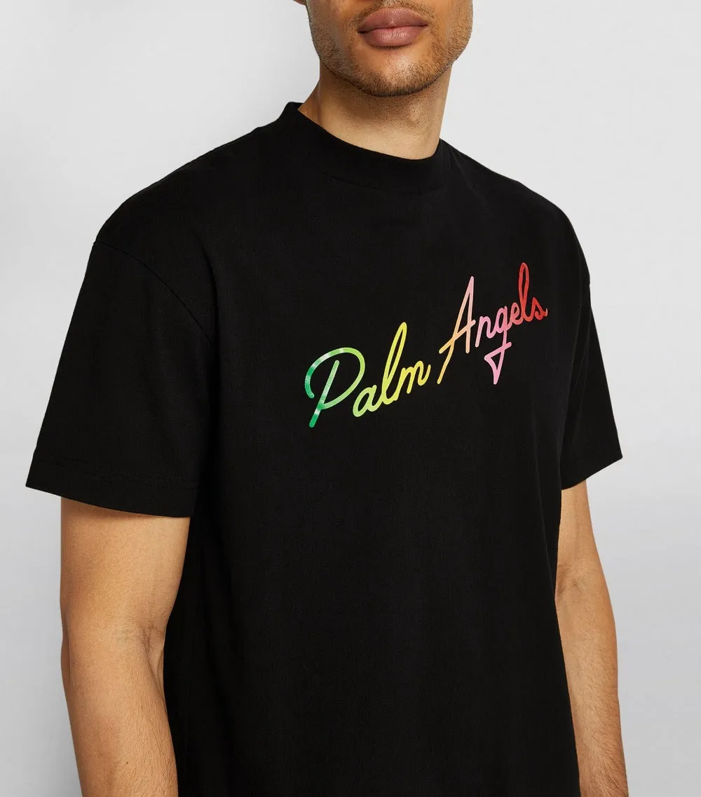 Palm Angels Miami Logo Tee Black