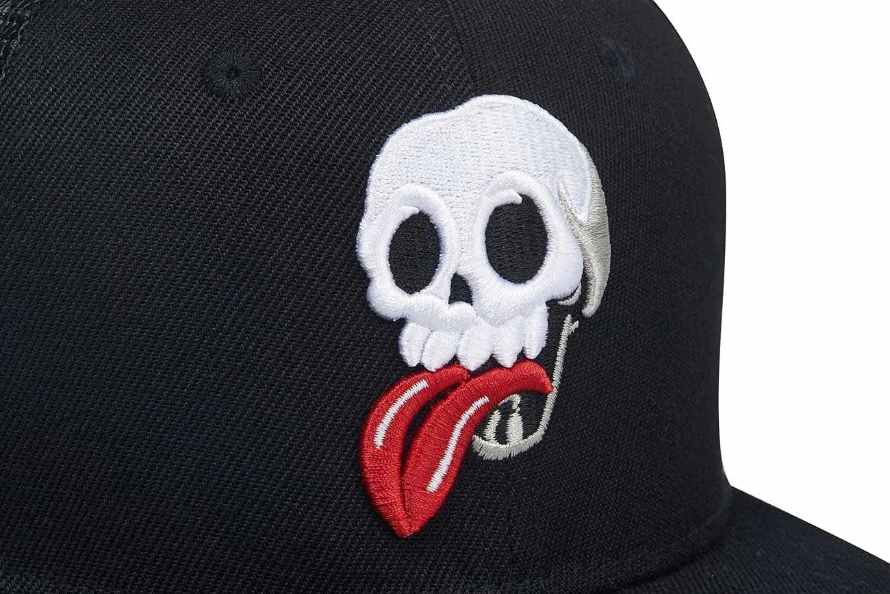 Quanhaigou Snapback Hat for Men Women,Hip Hop Style Colorful Flat Bill Hats Teens Adjustable Baseball Cap