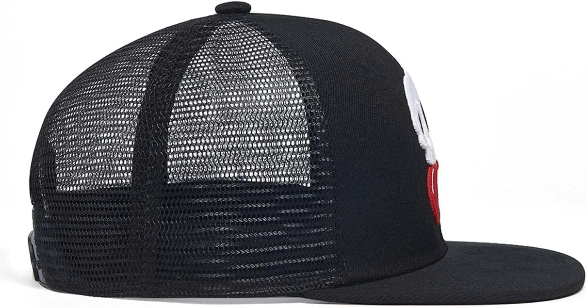 Quanhaigou Snapback Hat for Men Women,Hip Hop Style Colorful Flat Bill Hats Teens Adjustable Baseball Cap