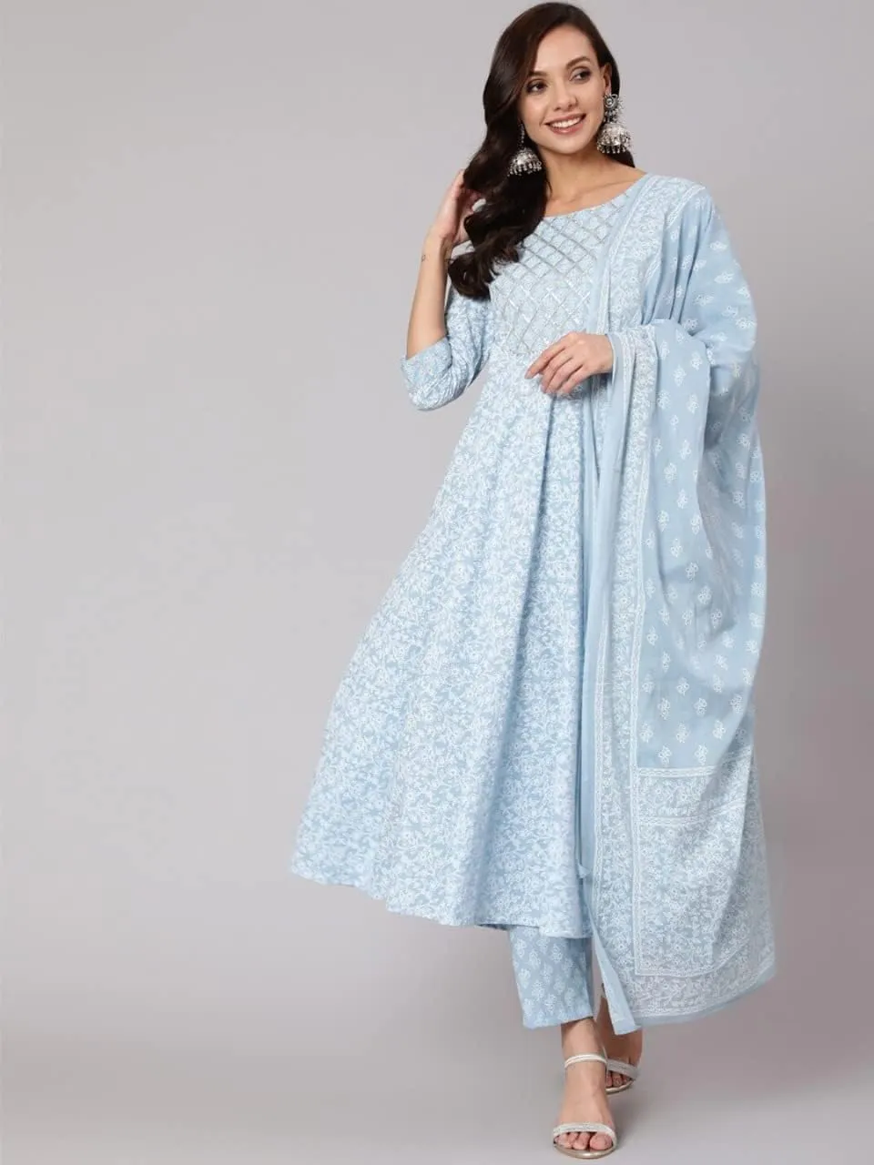 Rayon Kurti Peplum top with latkans Gota and lace Embroidery Work Festive Dress
