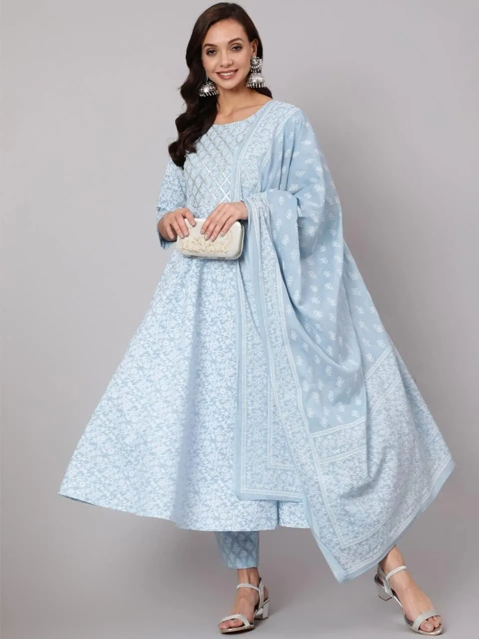 Rayon Kurti Peplum top with latkans Gota and lace Embroidery Work Festive Dress