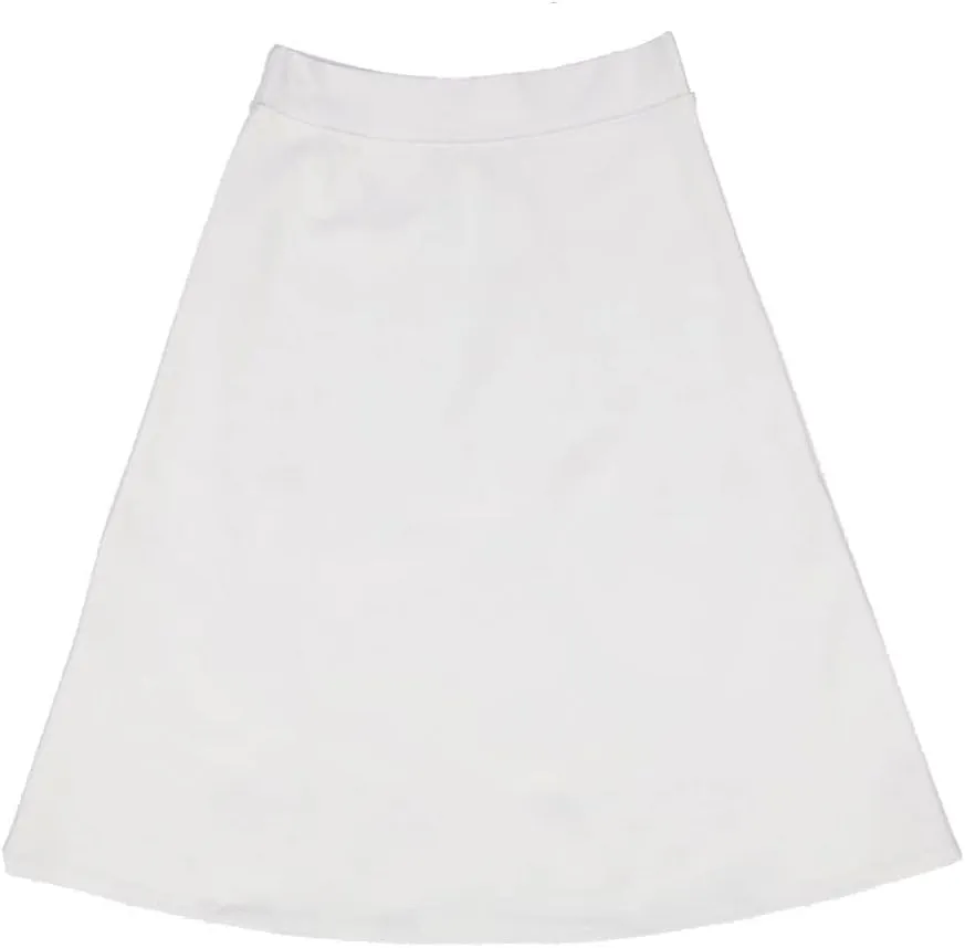 Women’s A-Line Circle Skater Knee Length Skirt- Elastic Waist Business Office Skirt
