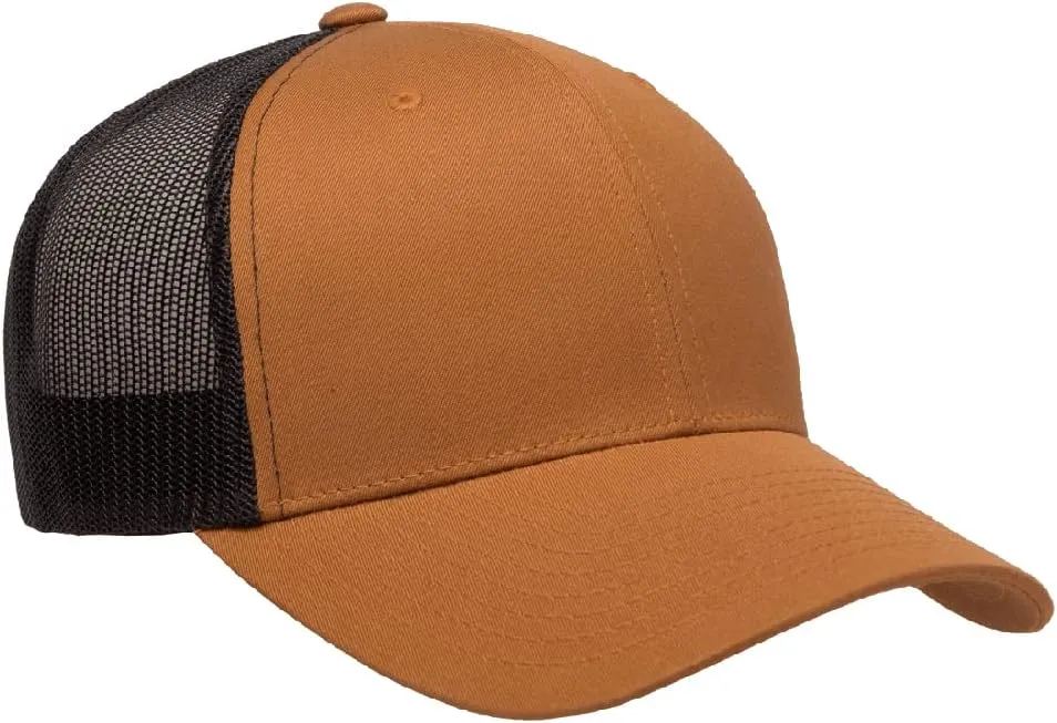 Yupoong Classic Premium Mesh 6 Panel Retro Trucker Cap | Mid Profile Snapback | OSFA | Bulk Pack Available