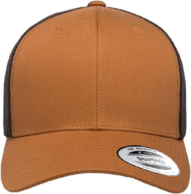 Yupoong Classic Premium Mesh 6 Panel Retro Trucker Cap | Mid Profile Snapback | OSFA | Bulk Pack Available