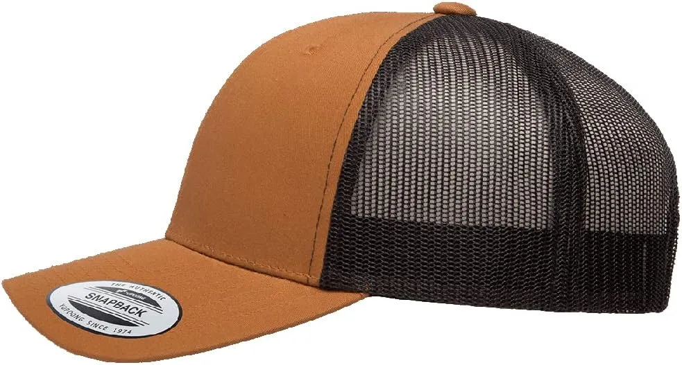 Yupoong Classic Premium Mesh 6 Panel Retro Trucker Cap | Mid Profile Snapback | OSFA | Bulk Pack Available