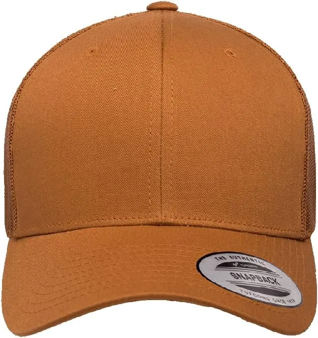 Yupoong Classic Premium Mesh 6 Panel Retro Trucker Cap | Mid Profile Snapback | OSFA | Bulk Pack Available