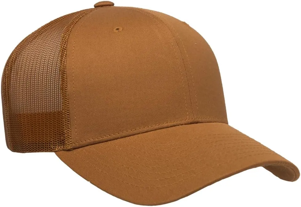 Yupoong Classic Premium Mesh 6 Panel Retro Trucker Cap | Mid Profile Snapback | OSFA | Bulk Pack Available